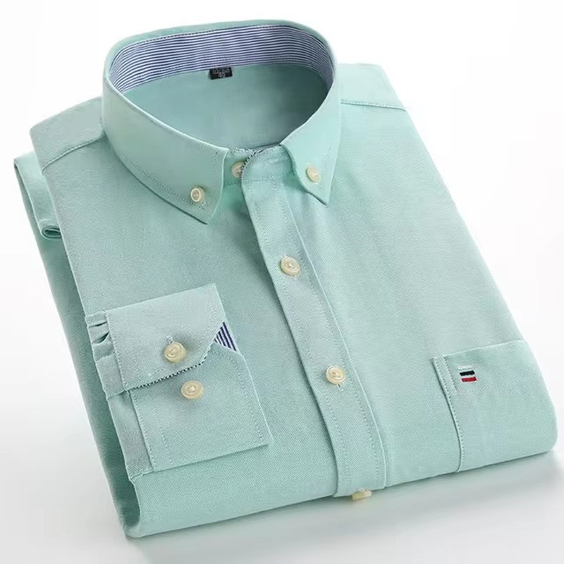 5XL-6XL-7XL erkek uzun kollu g - Oxford Cotton Casual Shirt Business incelemesi ve fiyatı