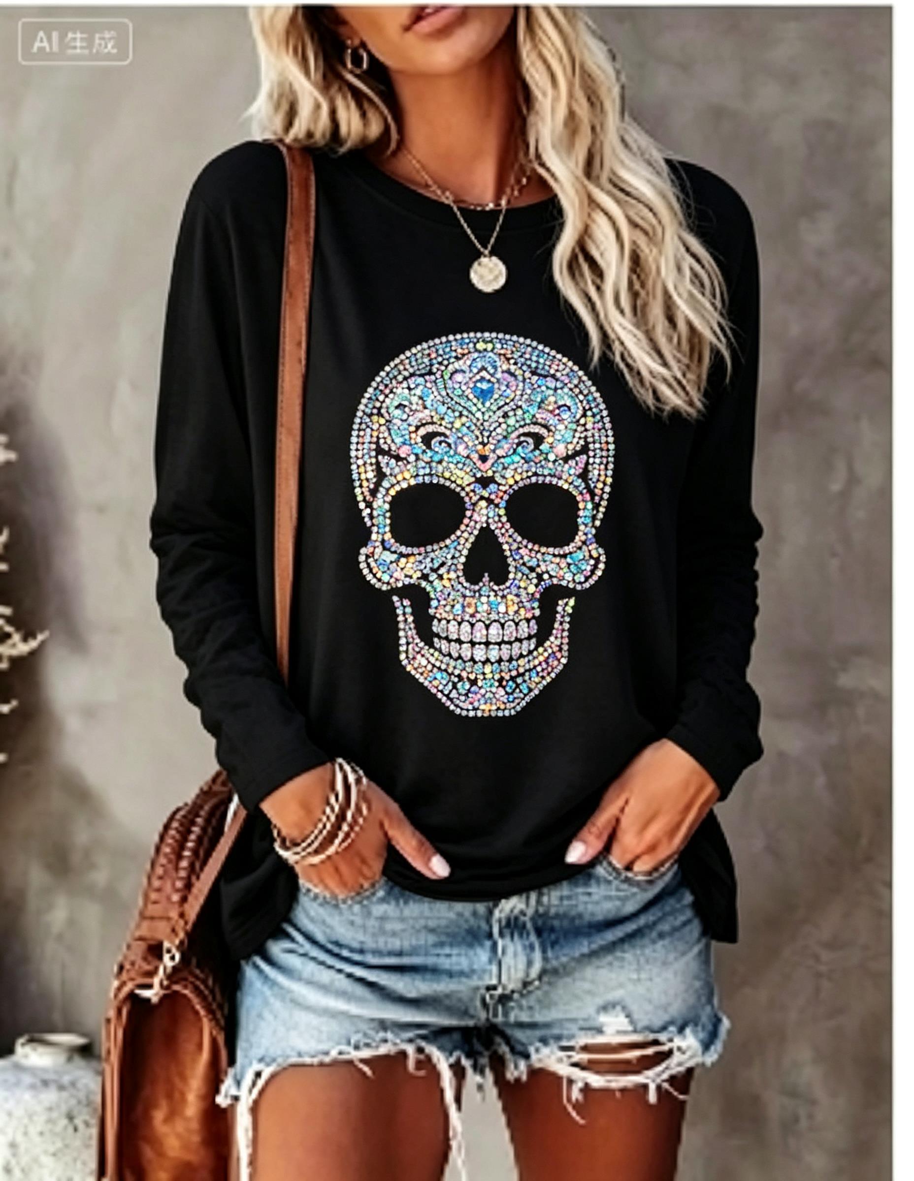 Kadın Uzun Kollu Tişört Simüle - T-Shirts incelemesi ve fiyatı